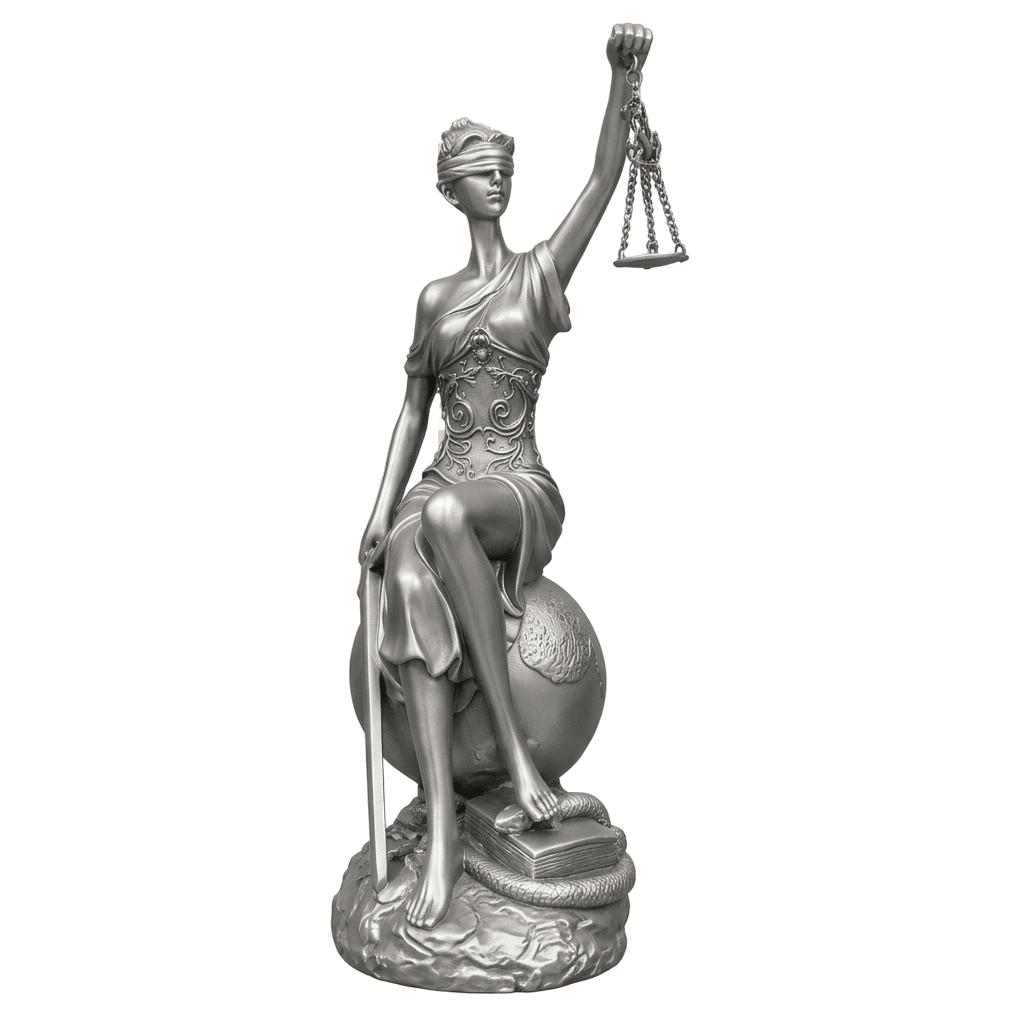 Dünya Üzerinde Adalet Figürü Biblo – Terazili Kadın | Dekoratif Güç Simgesi | 30 cm, biblo, at figürü, figür, dekoratif, 30 cm – farklı renk/versiyon – Nakkaş Payidar