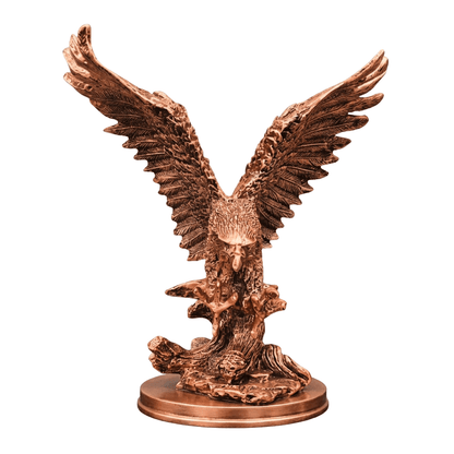 Avına Hamle Yapan Kartal Biblo – Dekoratif Güç & Özgürlük Simgesi | 30 cm, biblo, at figürü, kartal figürü, dekoratif, 30 cm – farklı renk/versiyon – Nakkaş Payidar